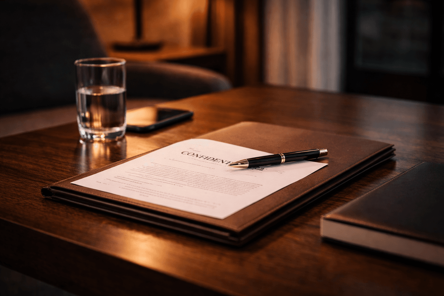 Protected space for confidential conversations